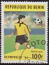 Benin 1996 Deportes 100 F Multicolor Scott 968. Benim 1996 Scott 960 Football. Subida por susofe